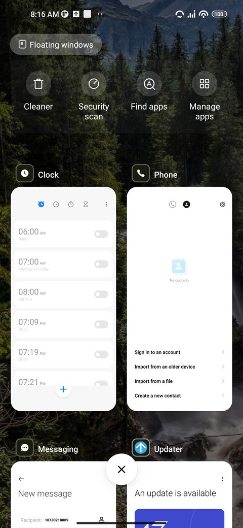 Waterfall screenshot
