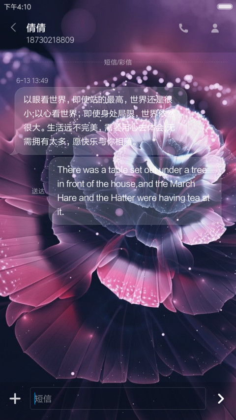 彩色花蕾（流星下雨4D动态） screenshot