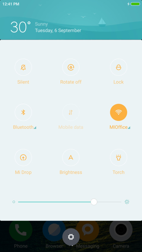 iOS Sunset screenshot