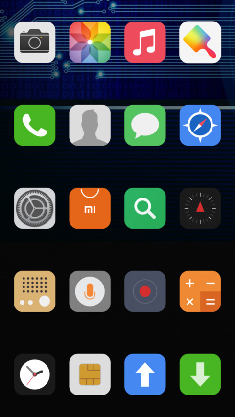 iOS9 Neon screenshot