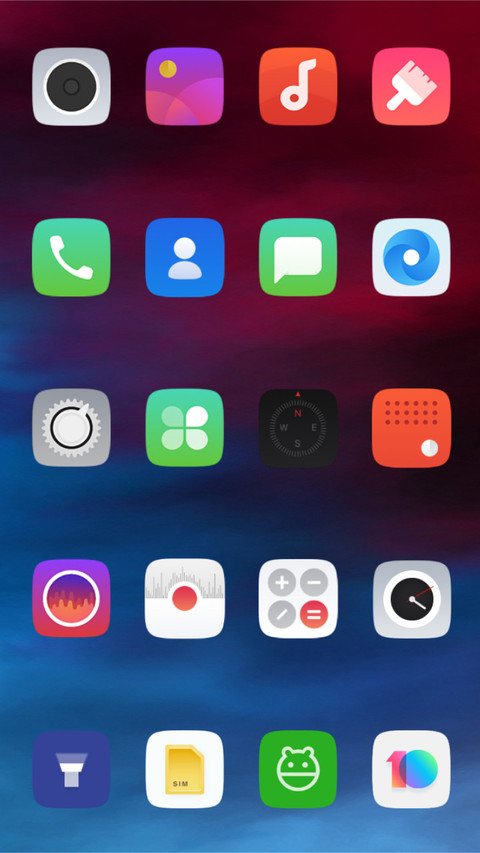 Colour Os6 Dark  screenshot