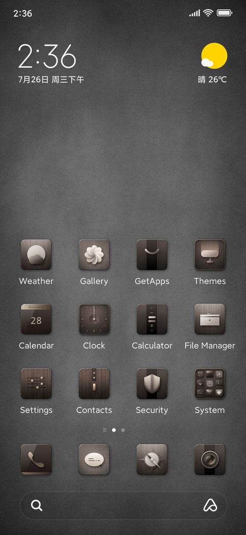 Dark v4 screenshot