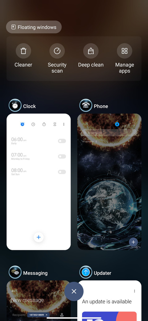 Technology earth screenshot