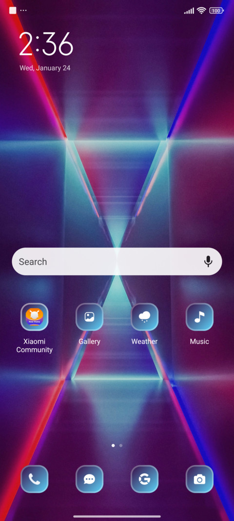 Neon screenshot