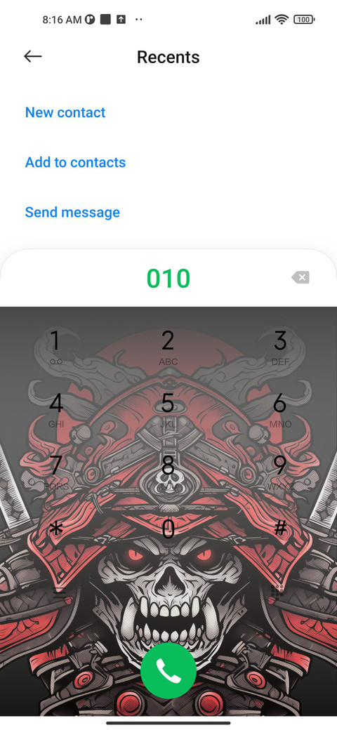 Samurai arms screenshot