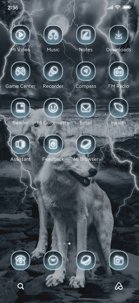 Lightning and Wolf screenshot