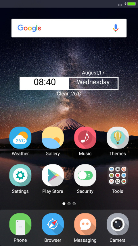 iDroid X screenshot