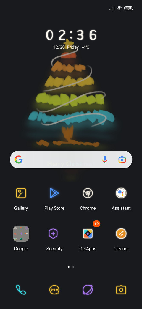 Colorful Christmas screenshot