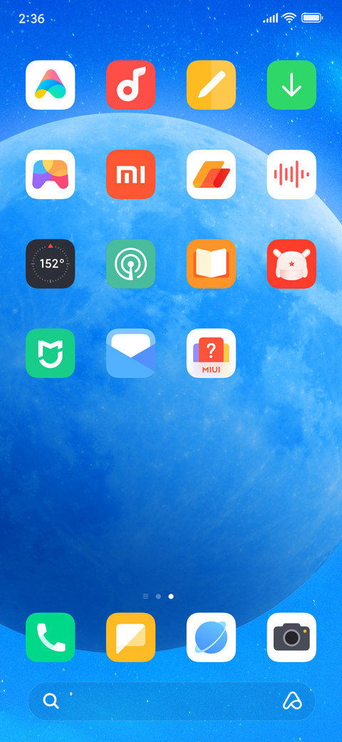Mi mix Alfa screenshot