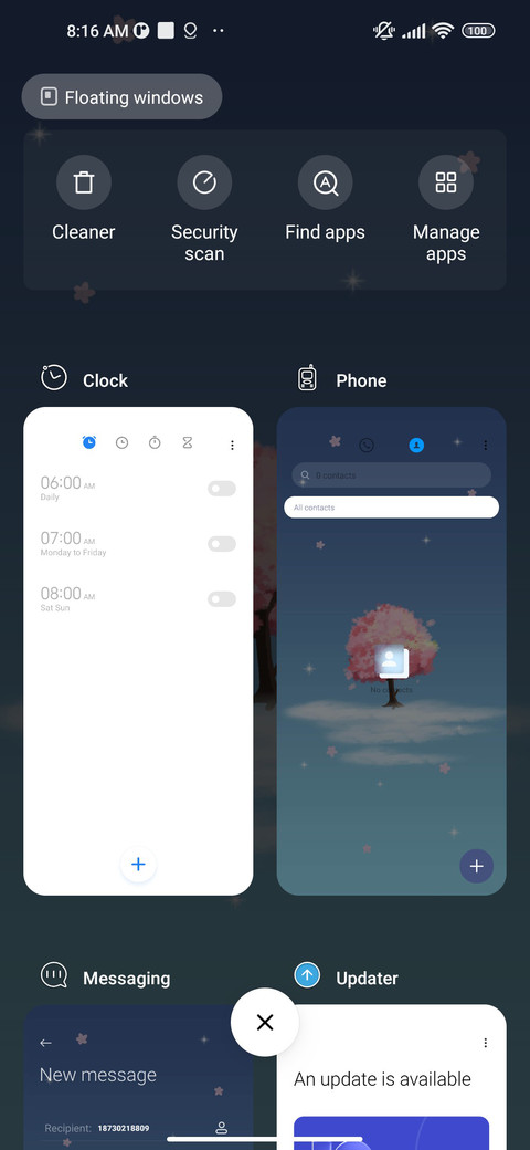 Flower trees screenshot