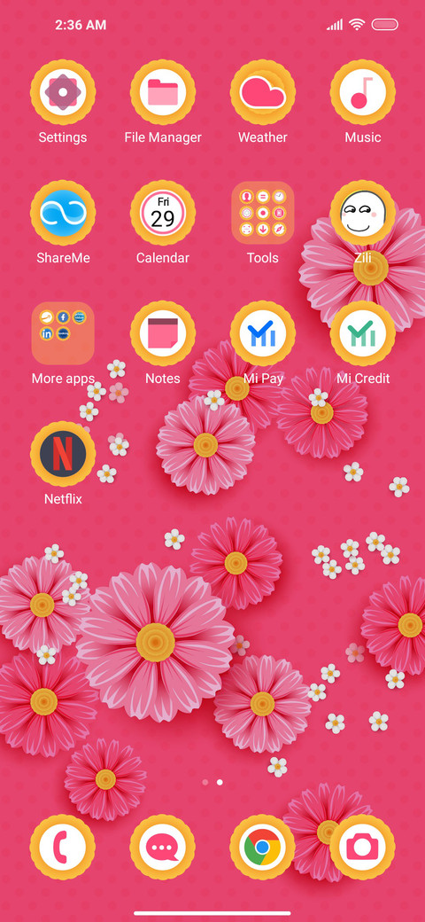 Pink Flowers Gift screenshot