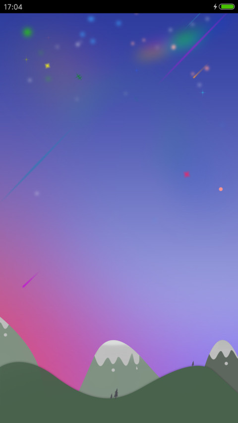 一起看流星（流星特效+锁屏音乐+实时图标） screenshot