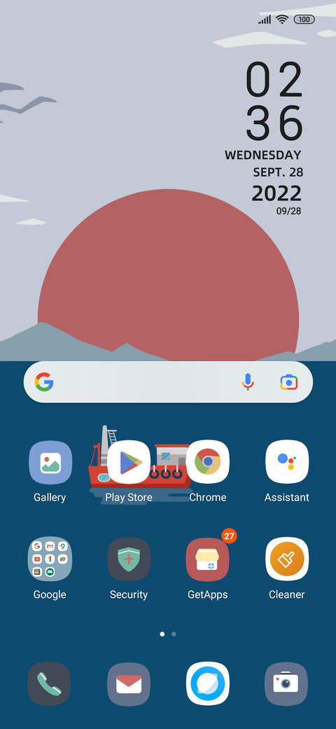 Morandi sea level screenshot