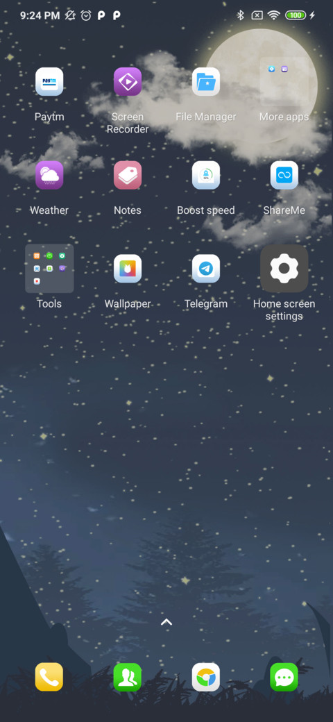 Cool starry sky screenshot