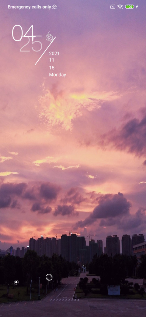 Dynamic sunset screenshot