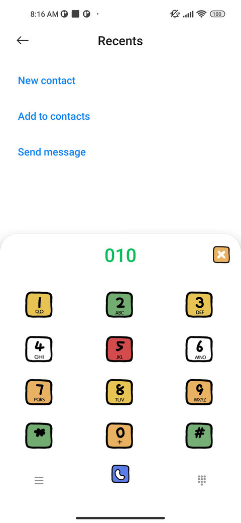 Hand-drawn icon screenshot