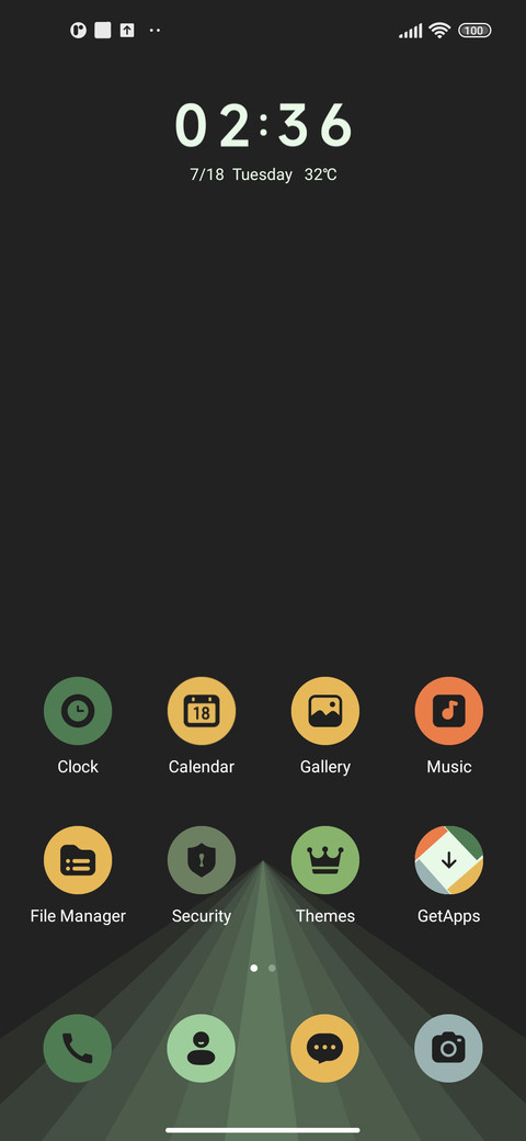 Gradient geometry screenshot