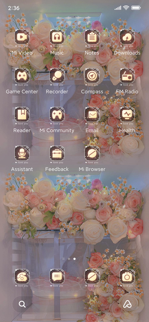 Rose flower screenshot