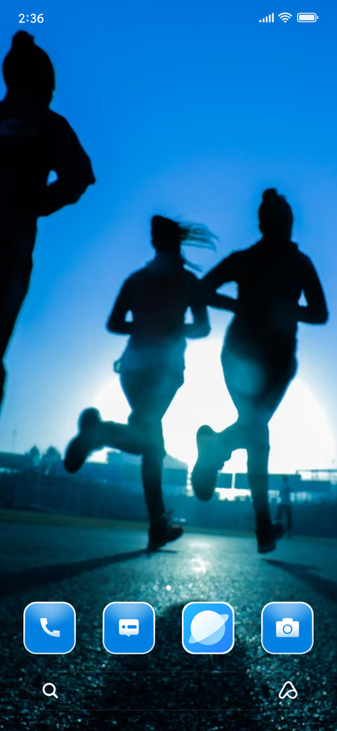 Running screenshot