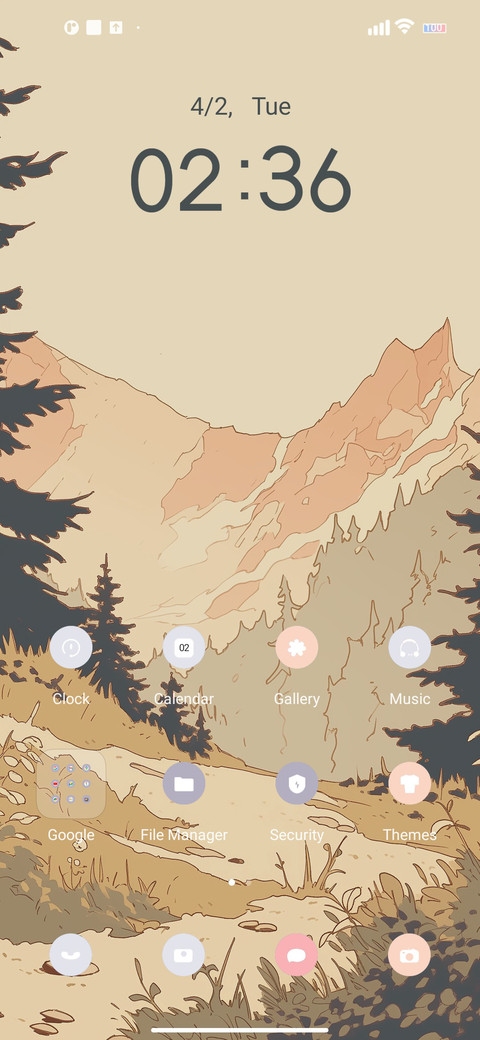 Anime forest screenshot