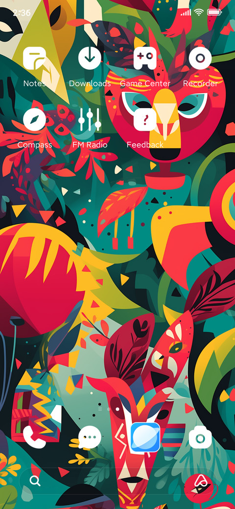 Geometric animal screenshot