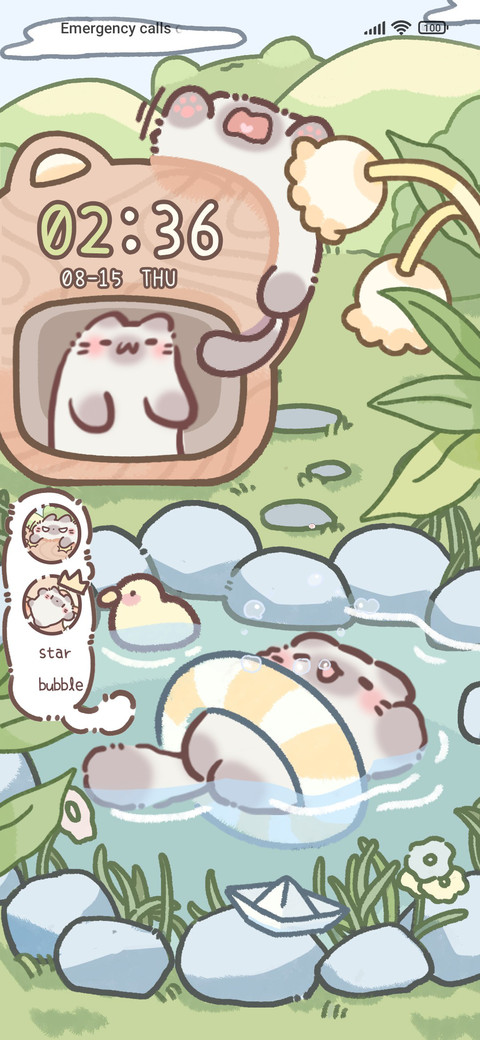 Cat Swimming Diary screenshot