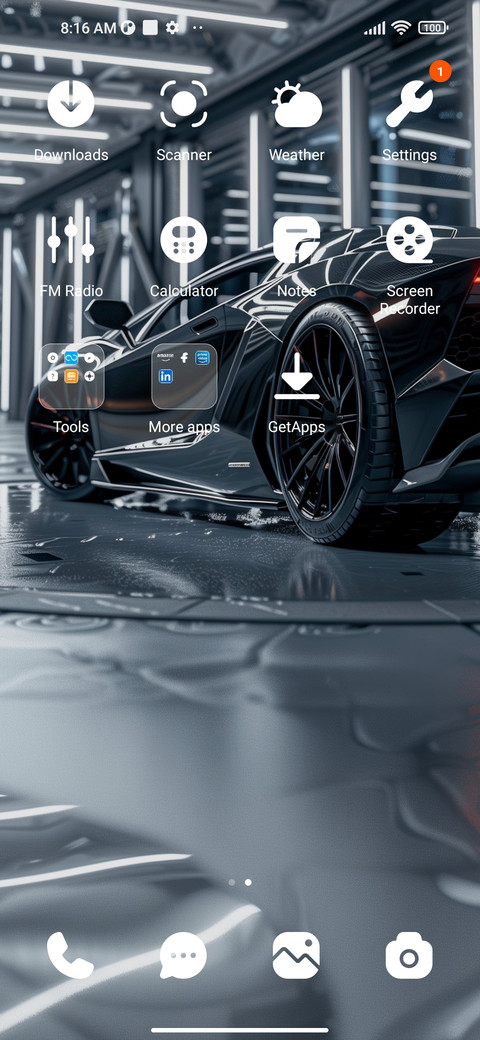 Midnight black screenshot