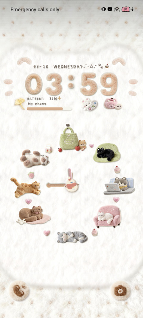 Colorful cat screenshot