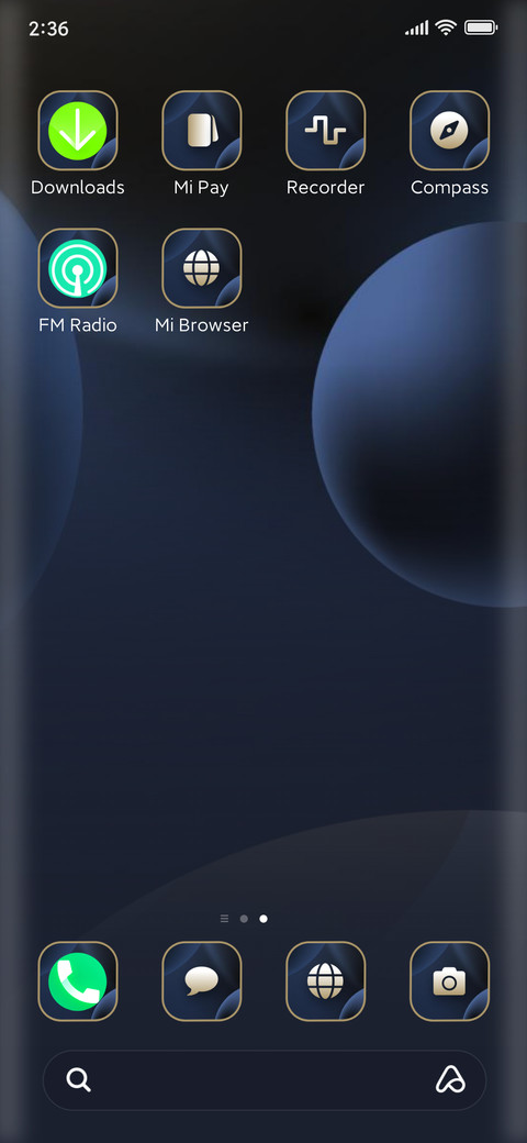 Spheres screenshot