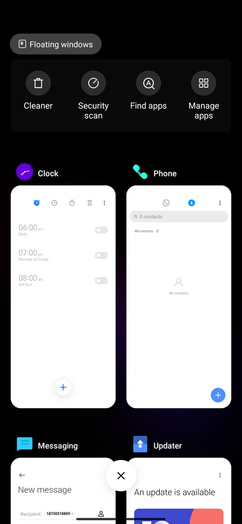 Asha black screenshot