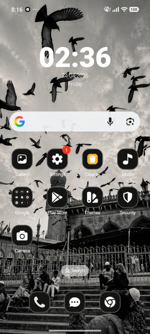 Monochrome screenshot
