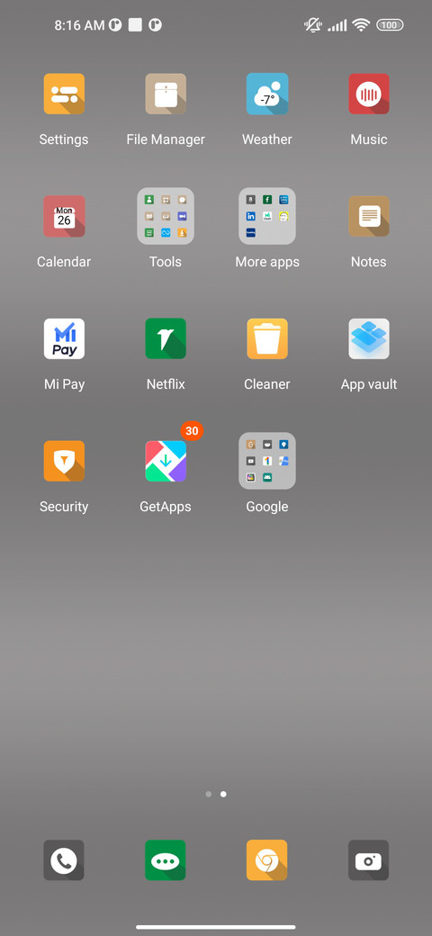 Rainbow white screenshot