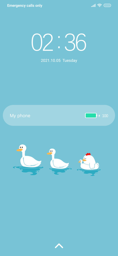 Swimming chicken screenshot