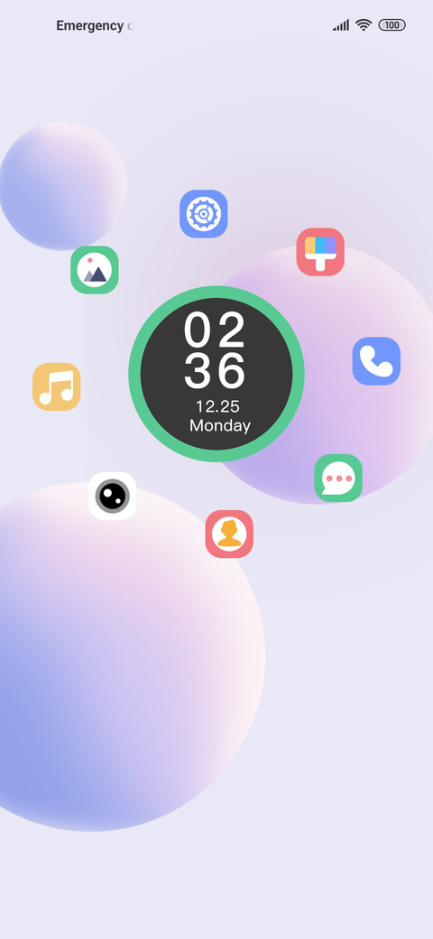 Blue purple sphere screenshot