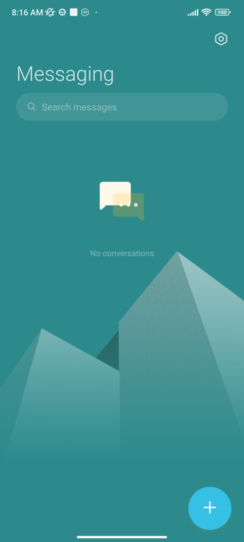 Cyan Realm Blank screenshot