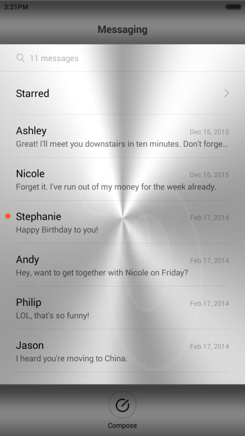  IN Metallic screenshot