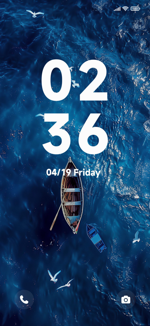 Blue sea screenshot