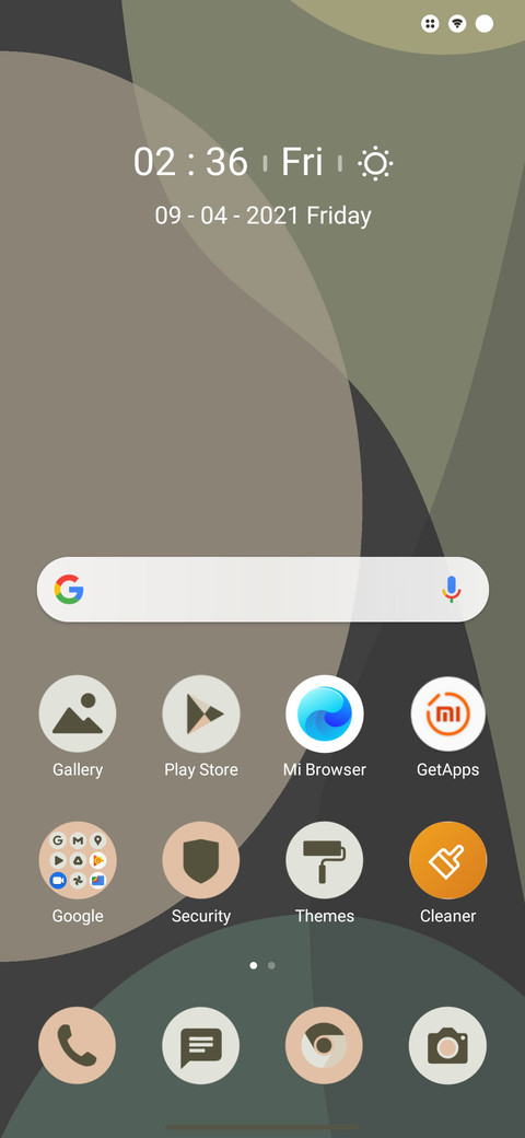 Android 12 screenshot