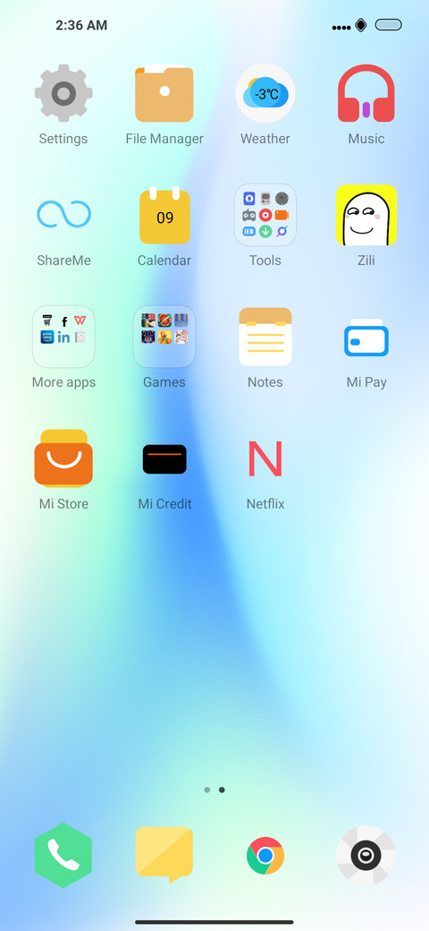 Irregular screenshot