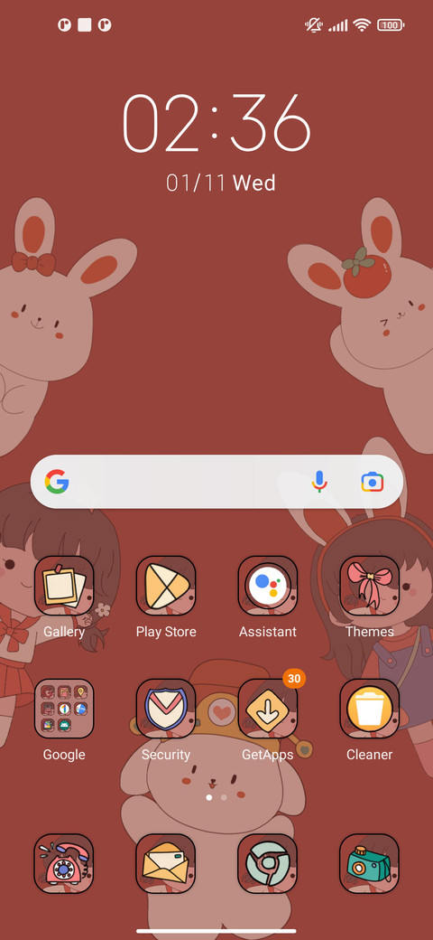 Rabbit party screenshot