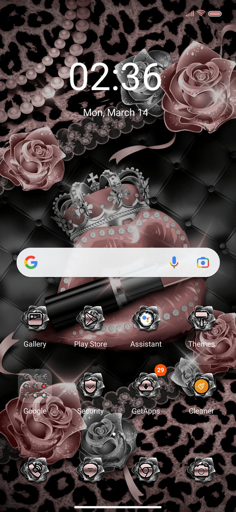 Pink shiny lips screenshot