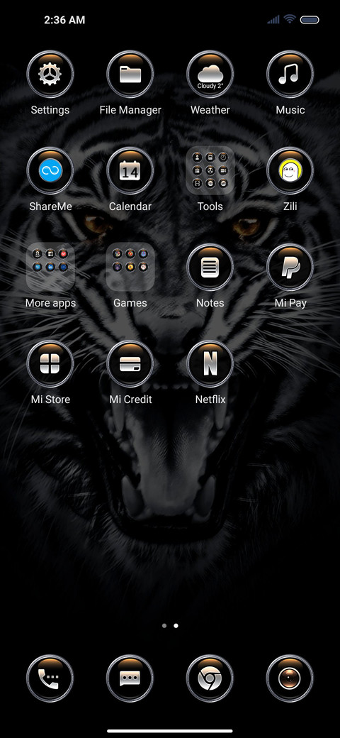 Roaring tiger screenshot