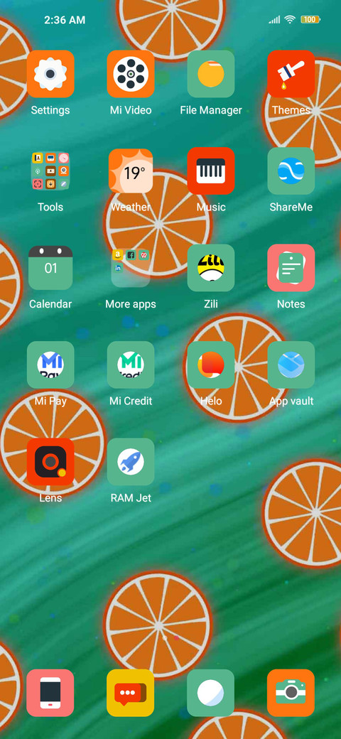Flowing lemon screenshot