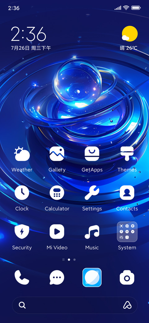 blue screenshot