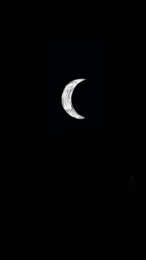 Black minimalist wallpaper screenshot