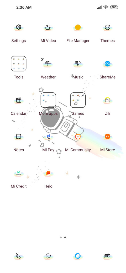 Simple astronaut screenshot