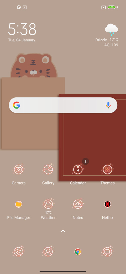 New year sticker screenshot
