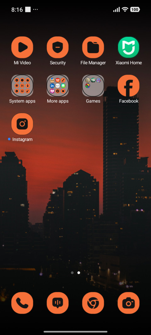 Amber Skyline screenshot
