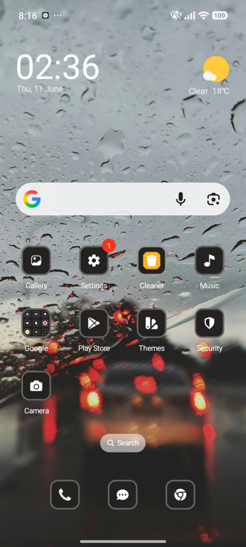 Raindrops screenshot