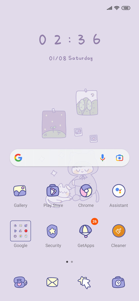 Purple screenshot